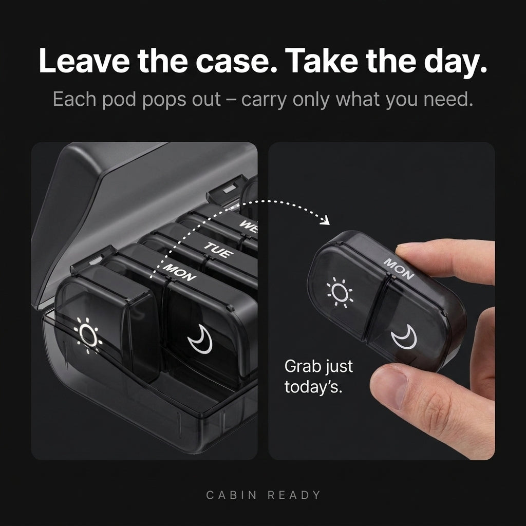Travel Pill Organizer