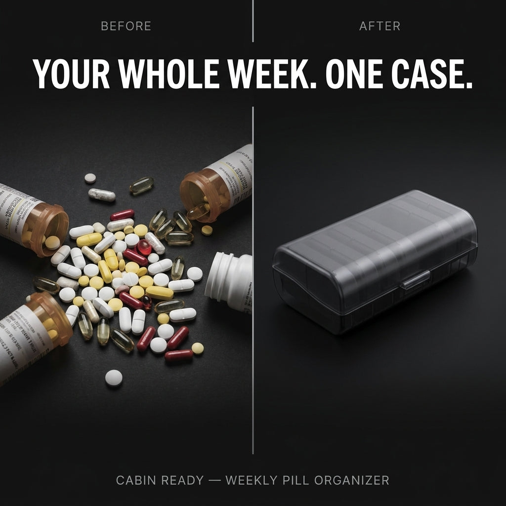 Travel Pill Organizer