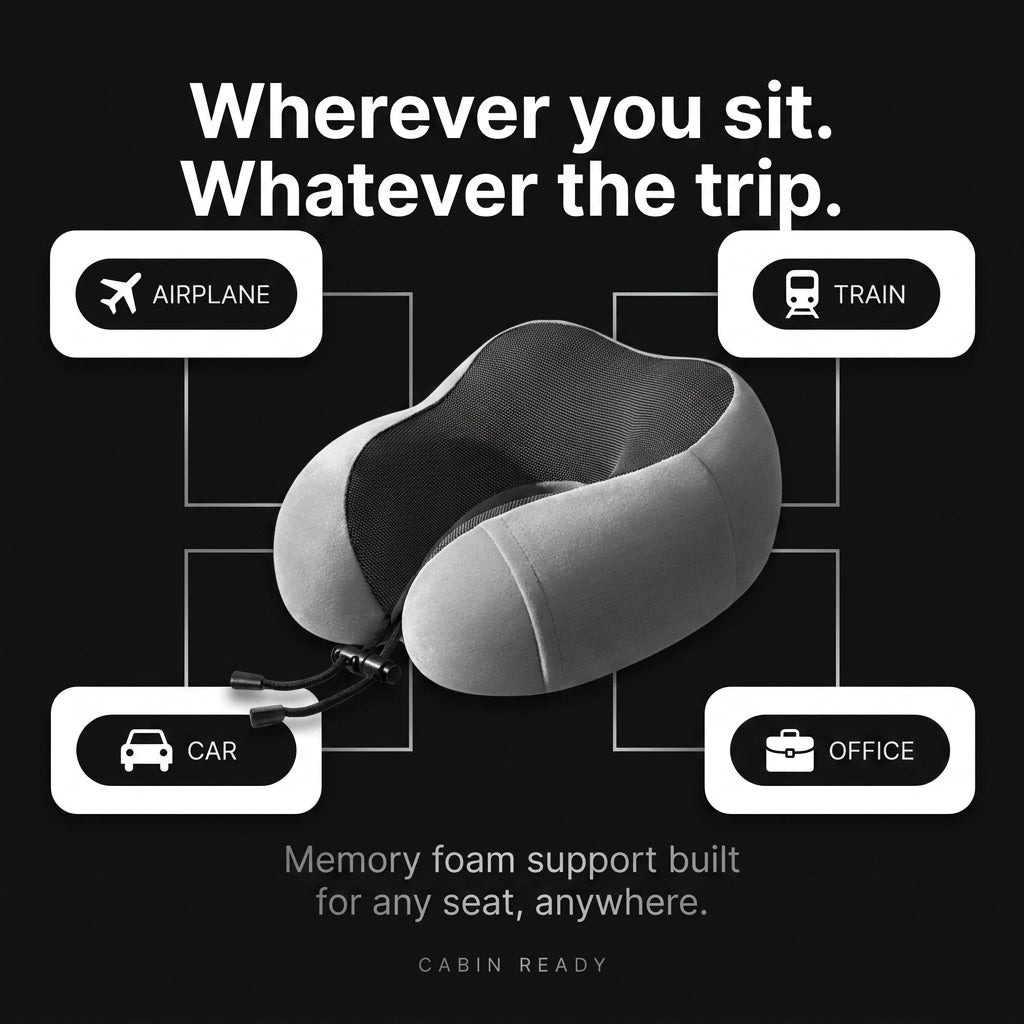Memory Foam Neck Pillow